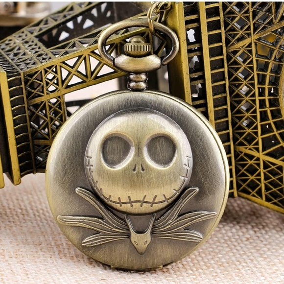 Various Nightmare Before Christmas Pocket Watches.  Choose 1 - Picture 2 of 11